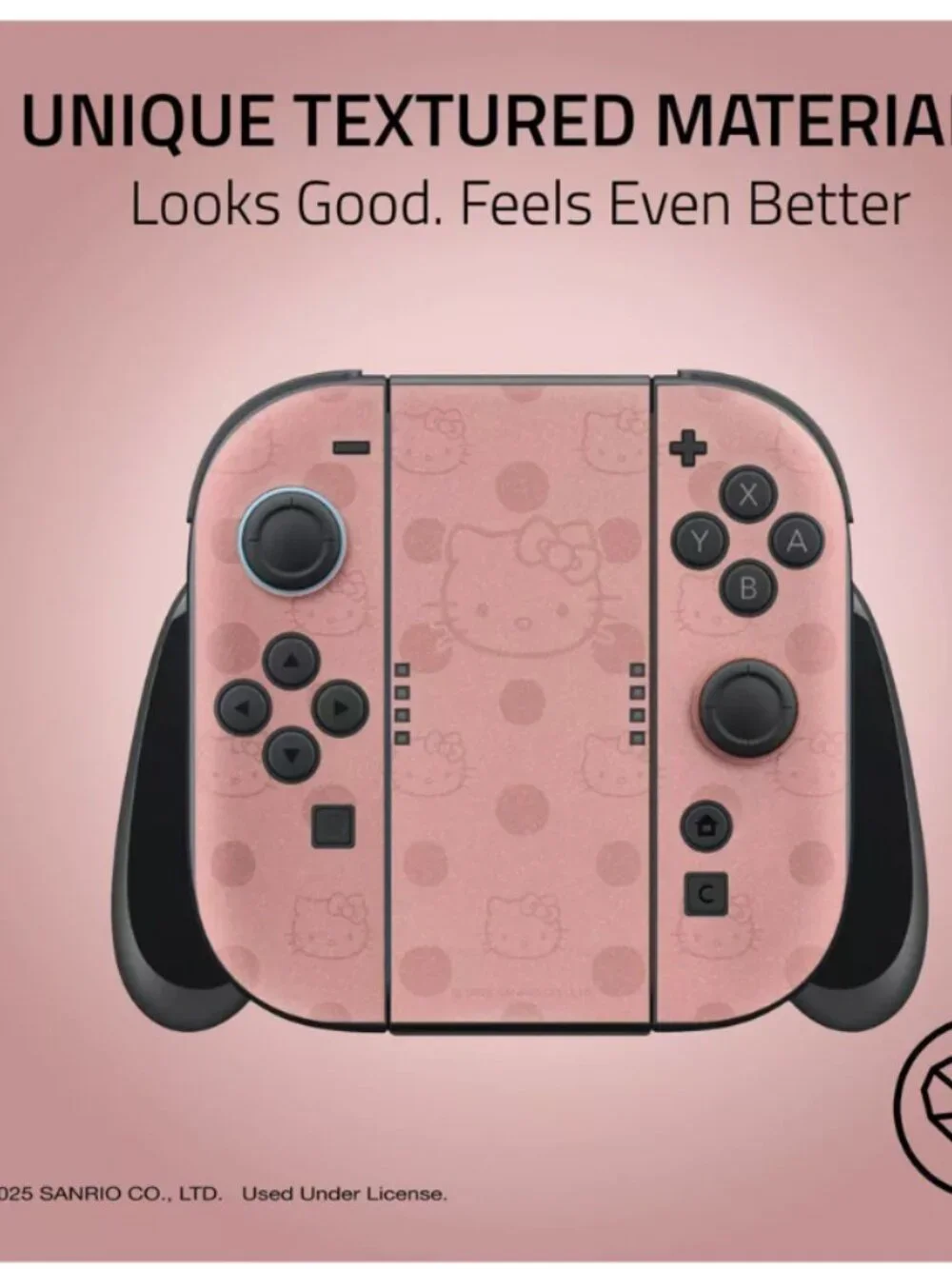 Razer Hello Kitty Edition V2 Skin for Nintendo Switch 2 Pink Vinyl